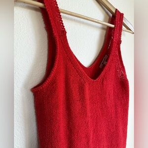 Madewell crochet knit tank top